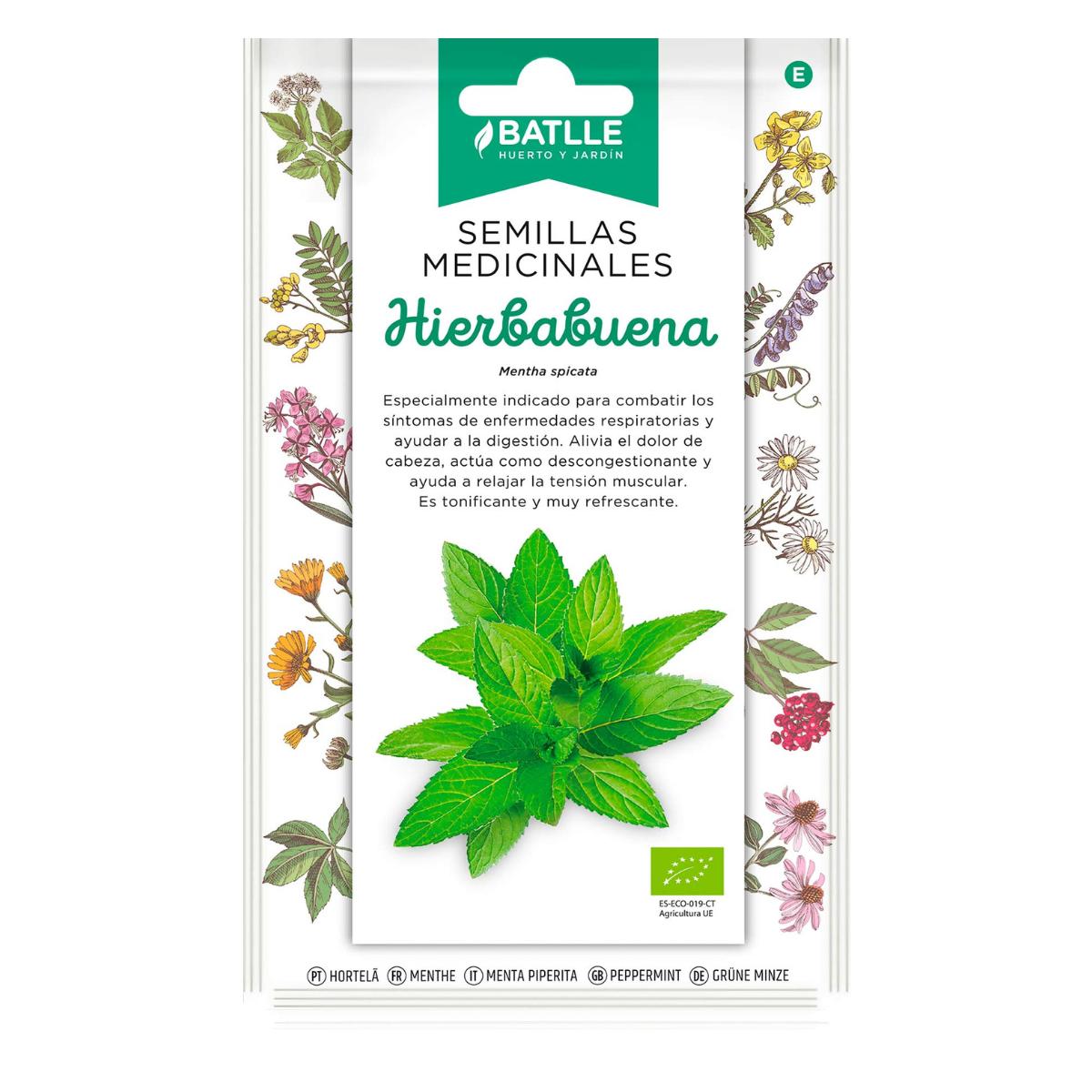 Semillas de Hierbabuena ecológicas Batlle