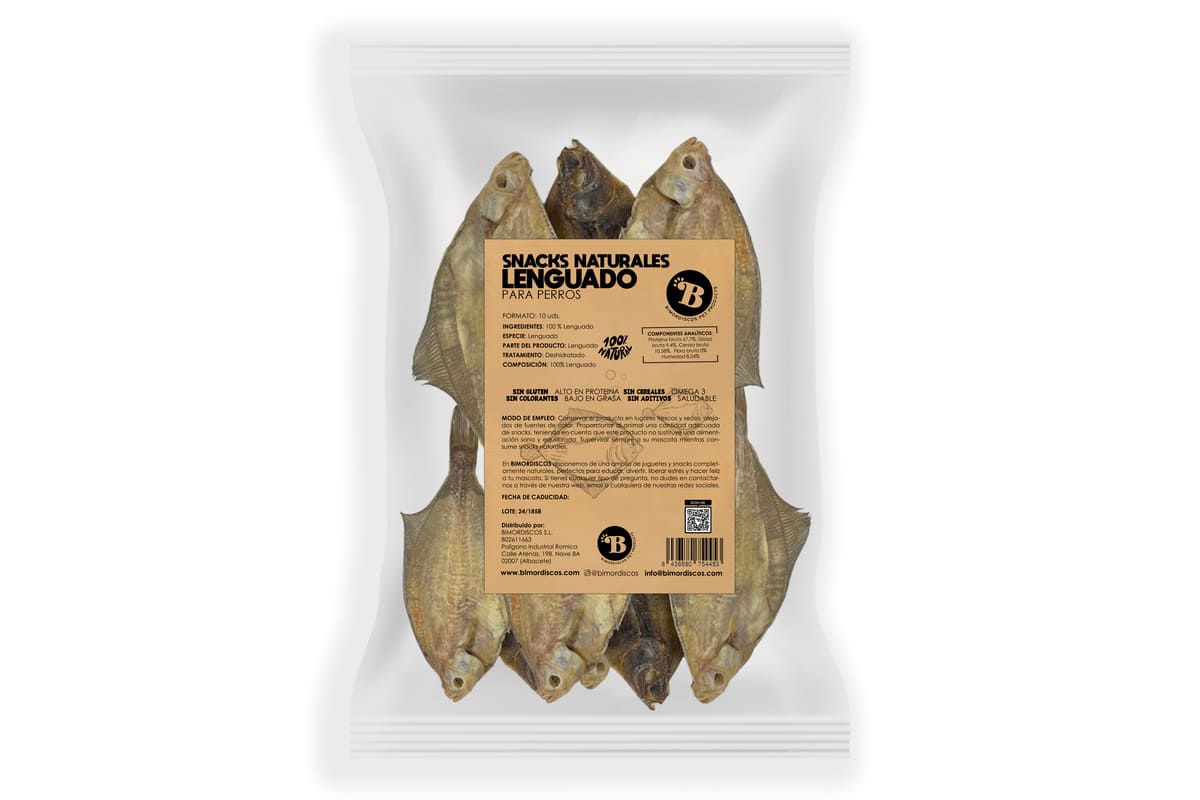 Bimordiscos Lenguados - Pescado Para Perros Y Gatos. 3 Uds._2
