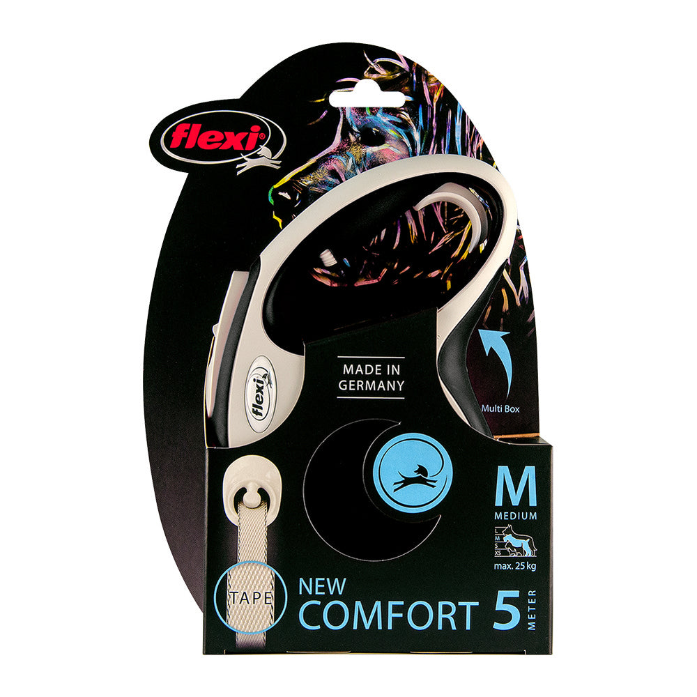 Correa Para Perros Flexi New Comfort 5 M Negro Talla S_0