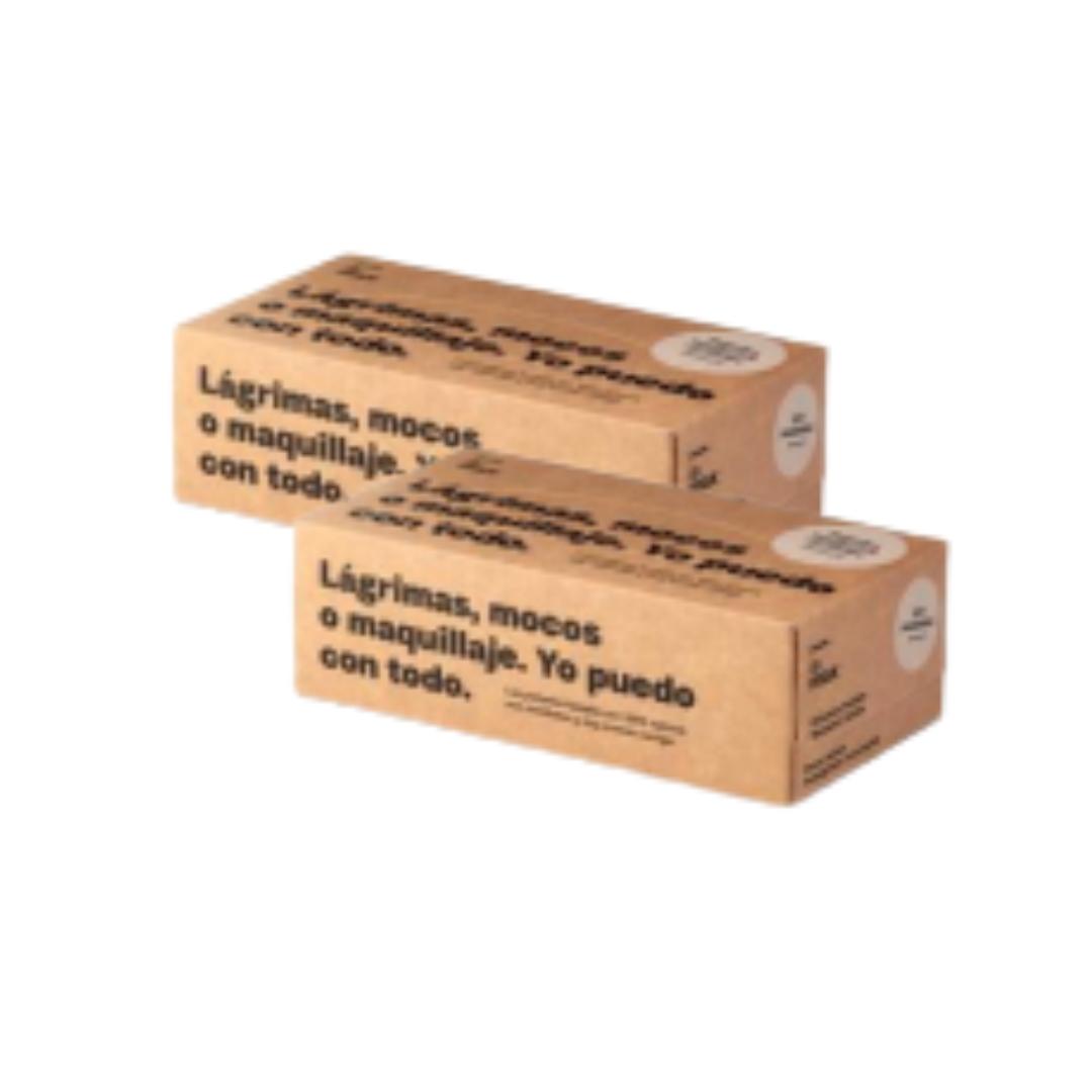 Pack PROMO 2x Pañuelos faciales en caja Ismax 150 Uds
