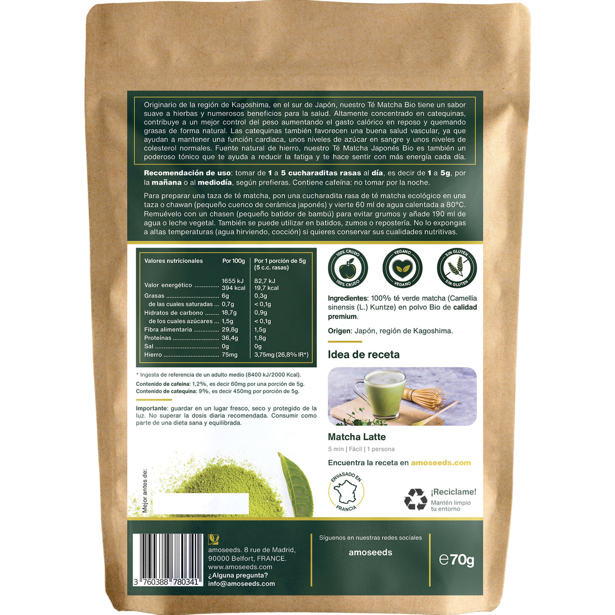 Té Matcha Japonés Premium Bio 70g_4
