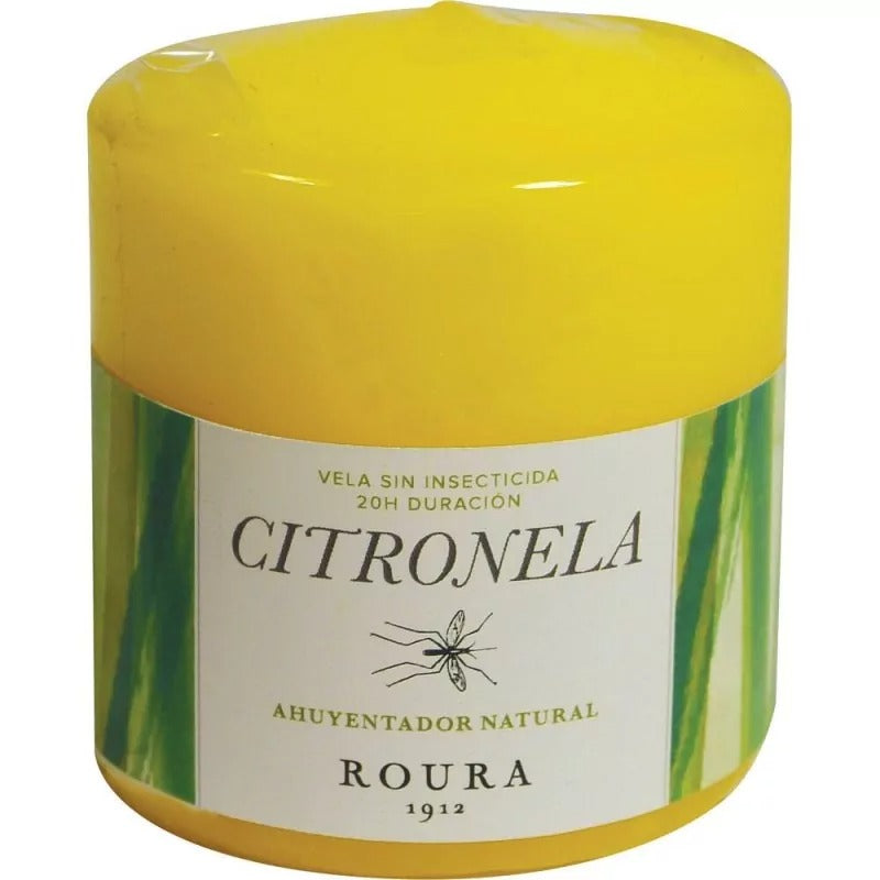 Vela citronela antimosquitos 8 cm Roura