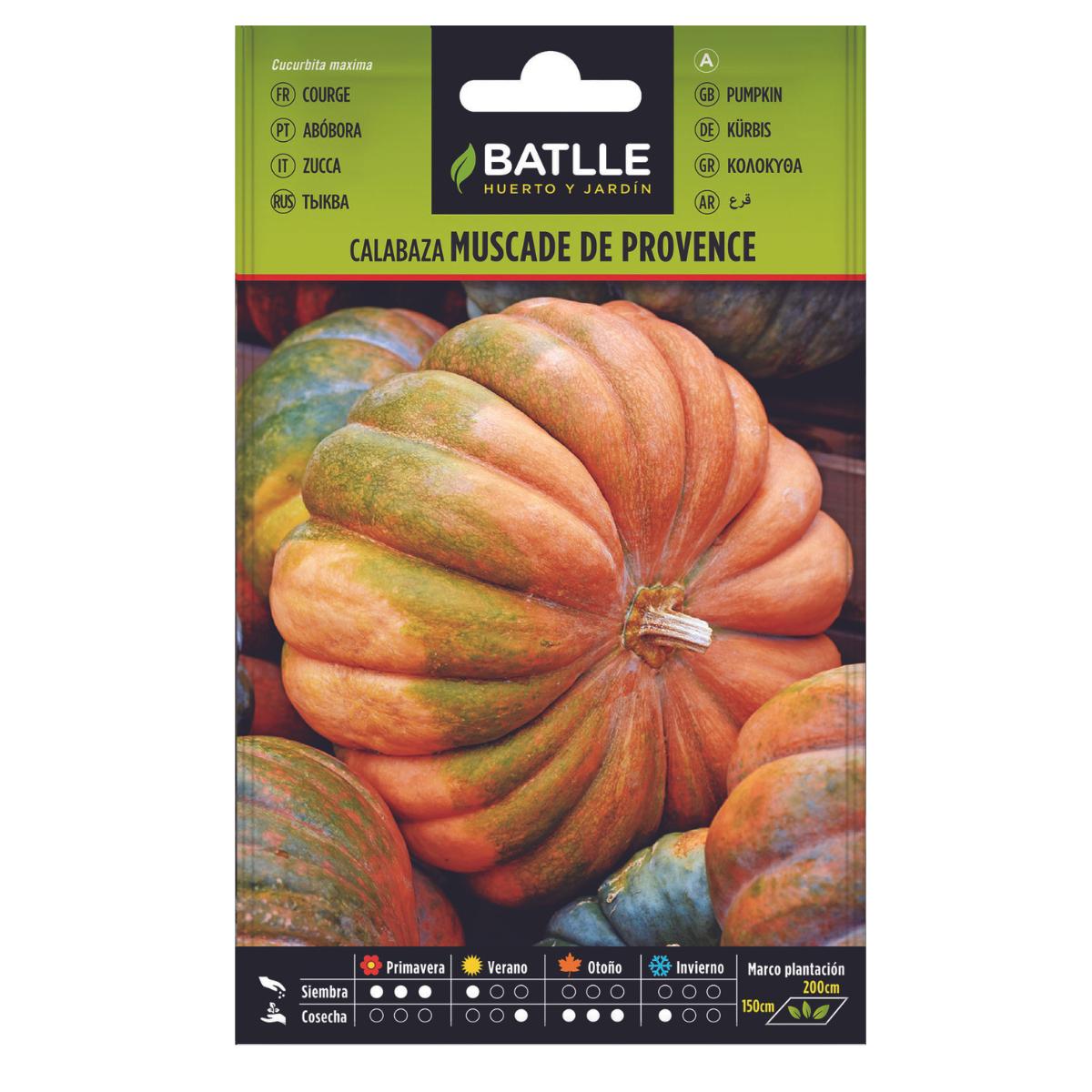 Semillas de Calabaza Muscade de Provence Batlle