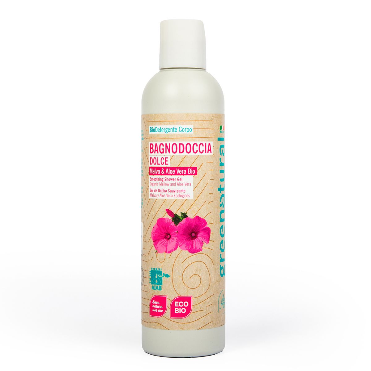 Gel de Ducha Delicado Malva/Aloe 250ml Greenatural