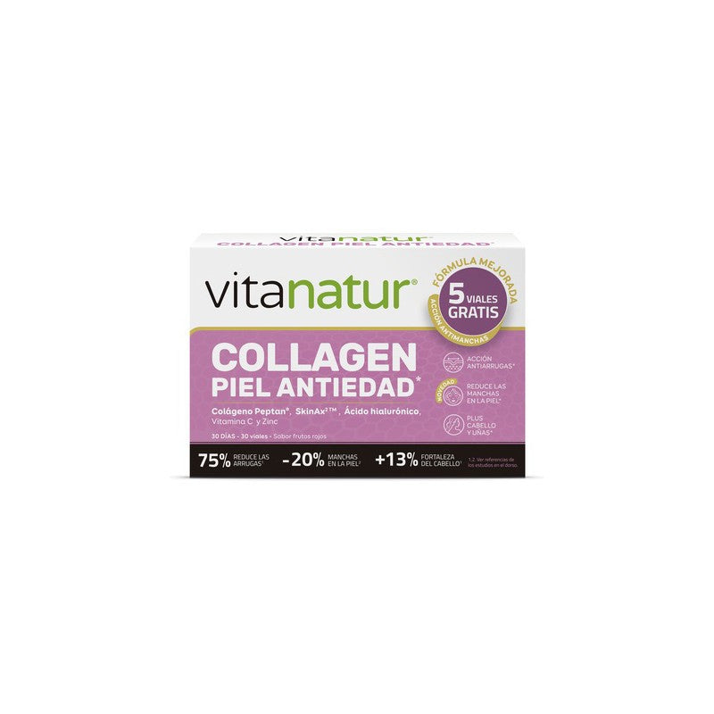 Collagen Piel Antiedad 25+5 Viales Vitanatur_0