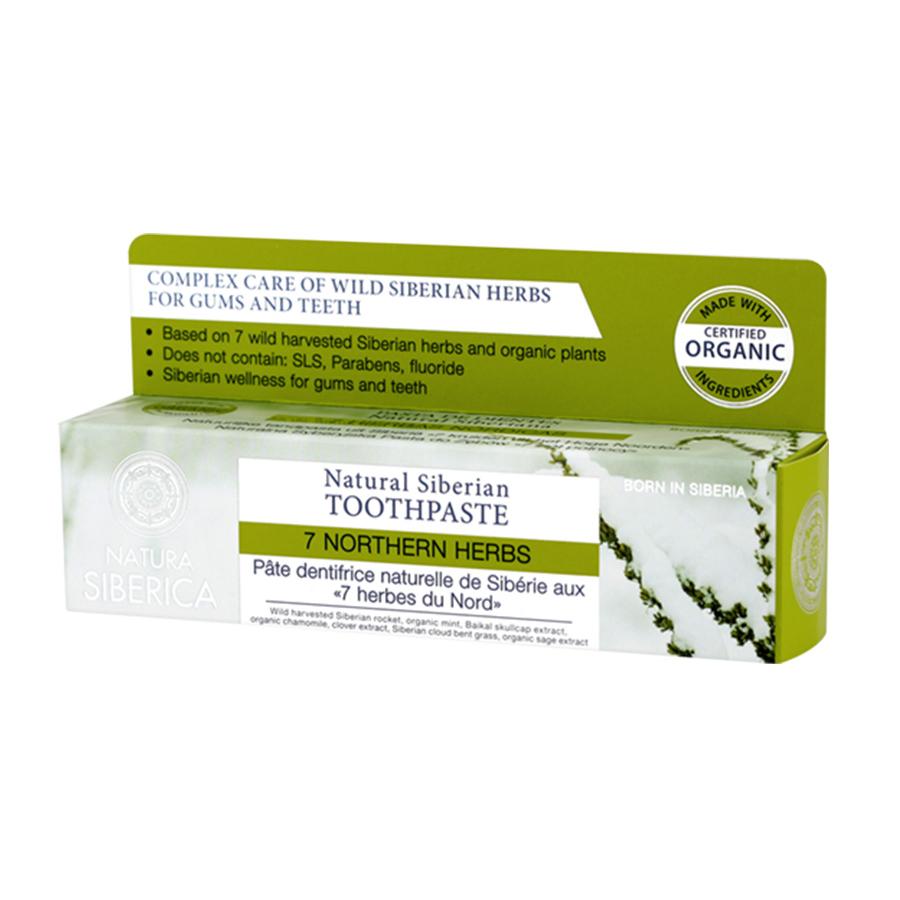 Pasta de Dientes Natural Siberiana, 7 Hierbas Nórdicas Natura Siberica 100 g
