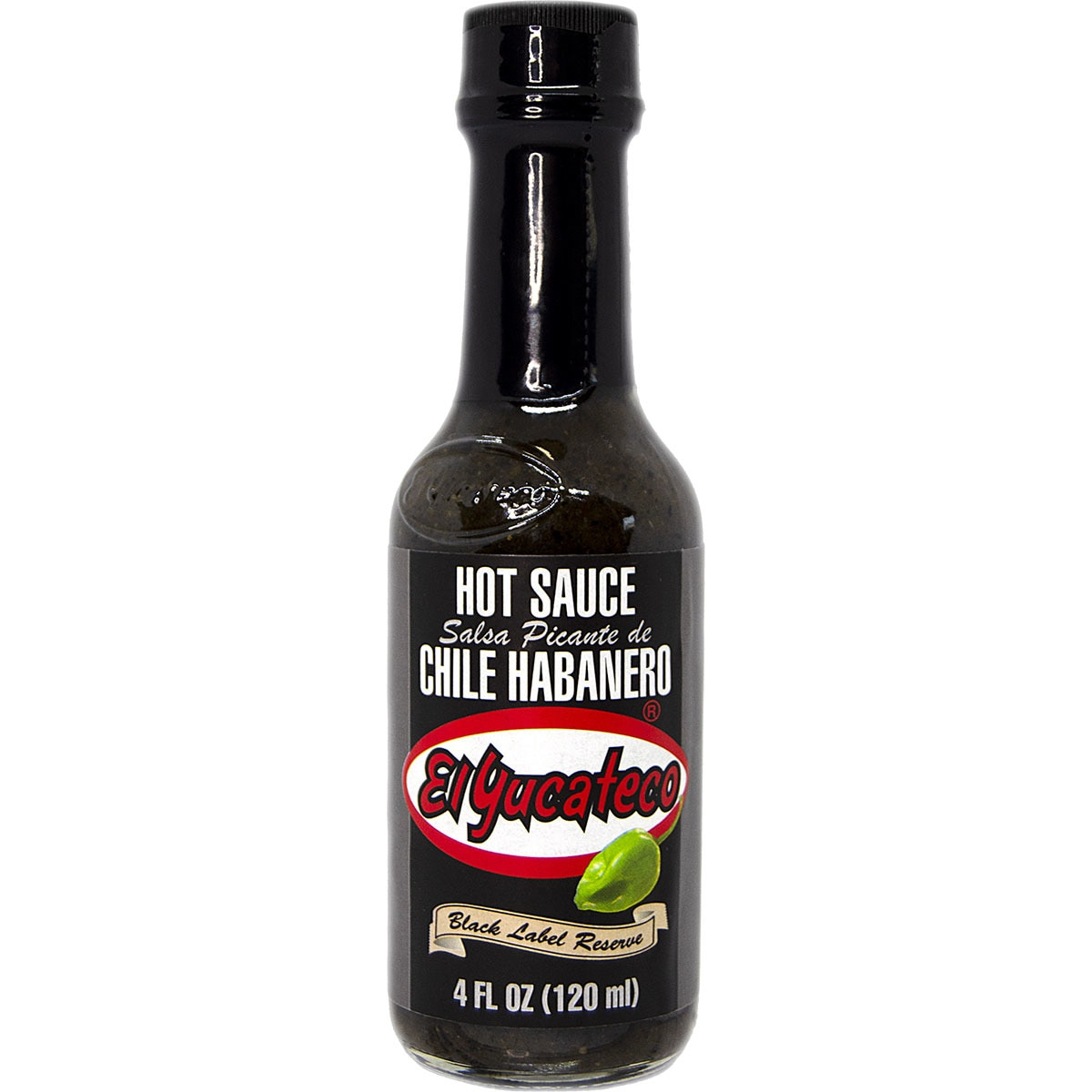 Salsa habanera "Etiqueta Negra" Yucateco 120 ml