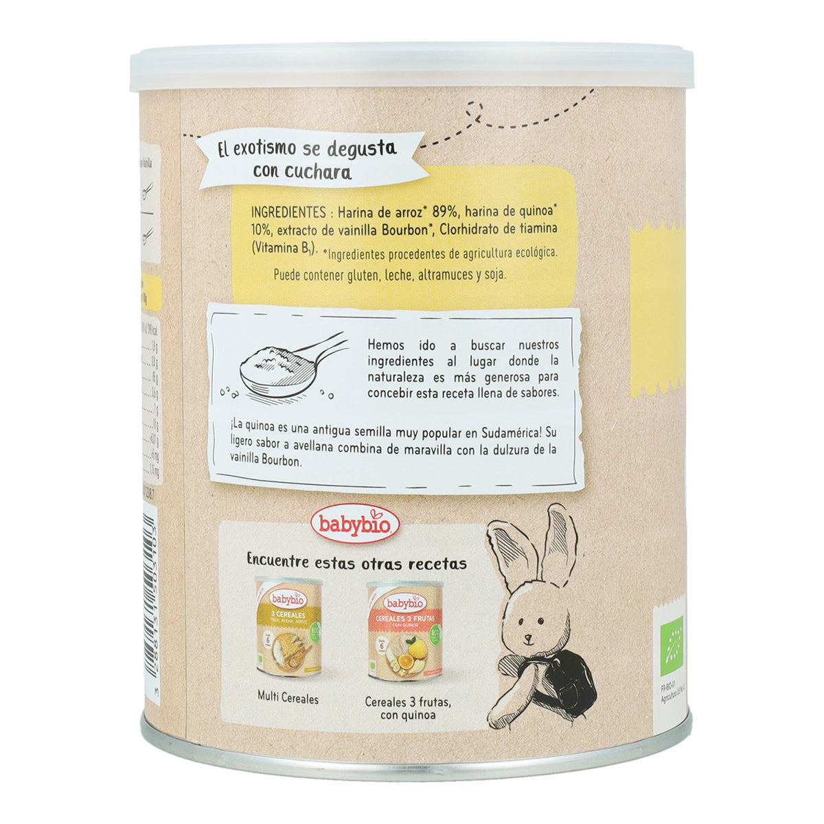 Papilla de Cereales Vainilla con Quinoa Babybio 220 g