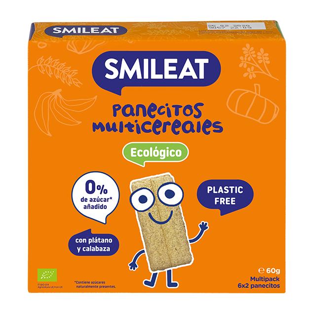 Panecillos multicereales ecológicos Smileat 60g