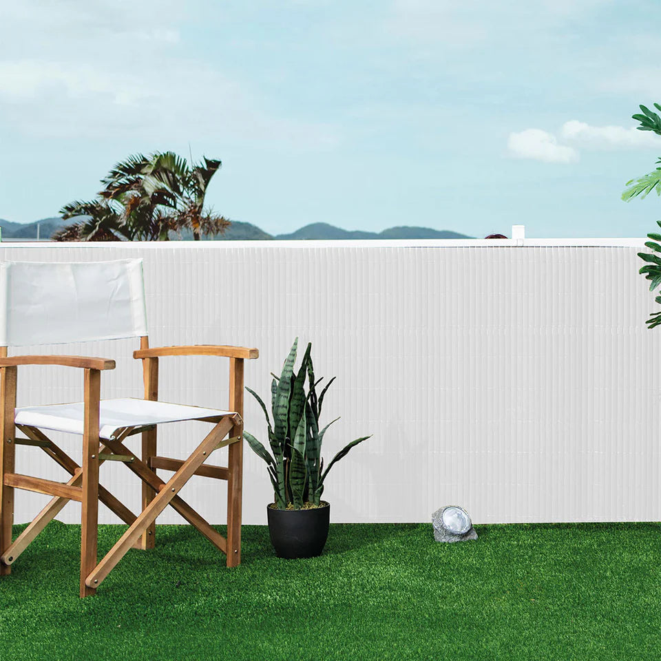 Pack Instalación Cañizo Pvc Lite 15 Metros Blanco 2x3 M_2