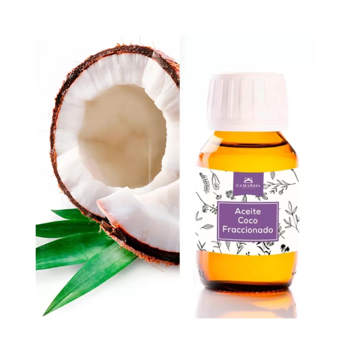 Aceite de Coco fraccionado (Triglicérido caprílico), 100ml. Camassia