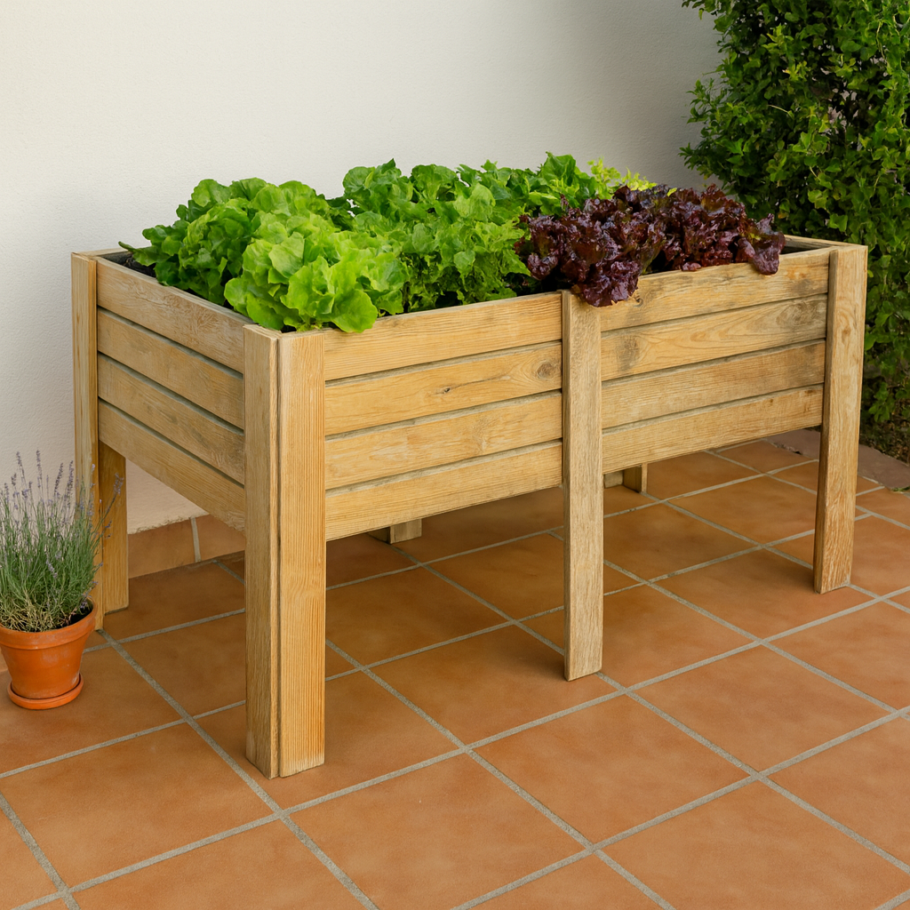 Mesa De Cultivo Mura Profunda 40cm Vidahuerto 200x80x80 Cm._5
