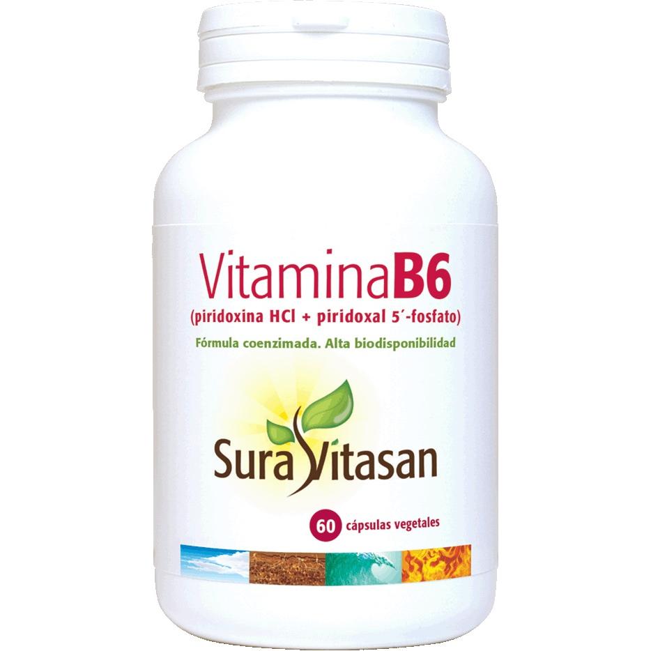 Vitamina B6 60 Capsulas Sura Vitasan