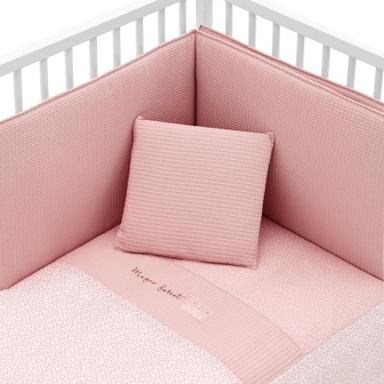 Juego 2 Piezas Colcha I-V Cuna 60 Forest 60x120x3 cm Cambrass Rosa Forest Rosa