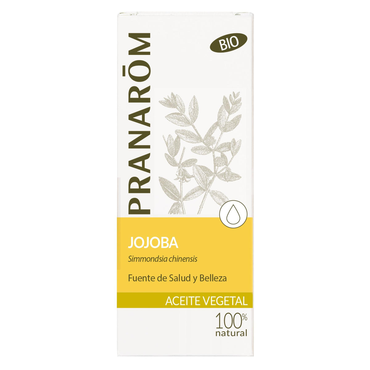 Aceite vegetal Jojoba BIO, Pranaróm 50 ml