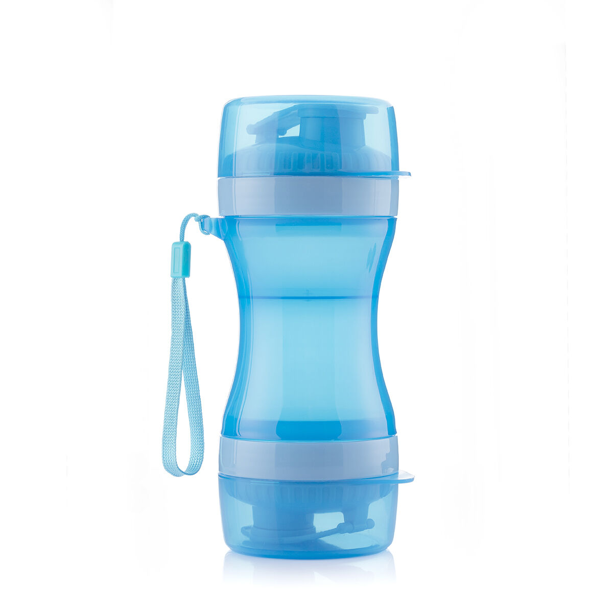 Botella Con Depósito De Agua Y Comida Para Mascotas 2 En 1 Pettap Innovagoods / Vetonek_5