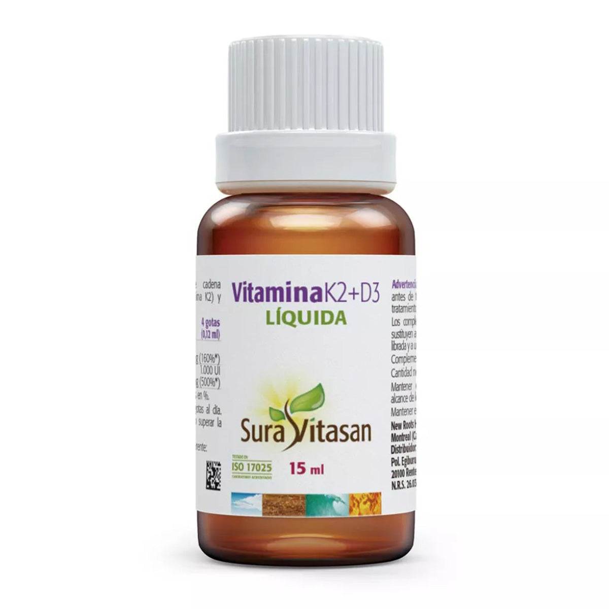 Vitamina K2+D3, Sura Vitasan,15 ml