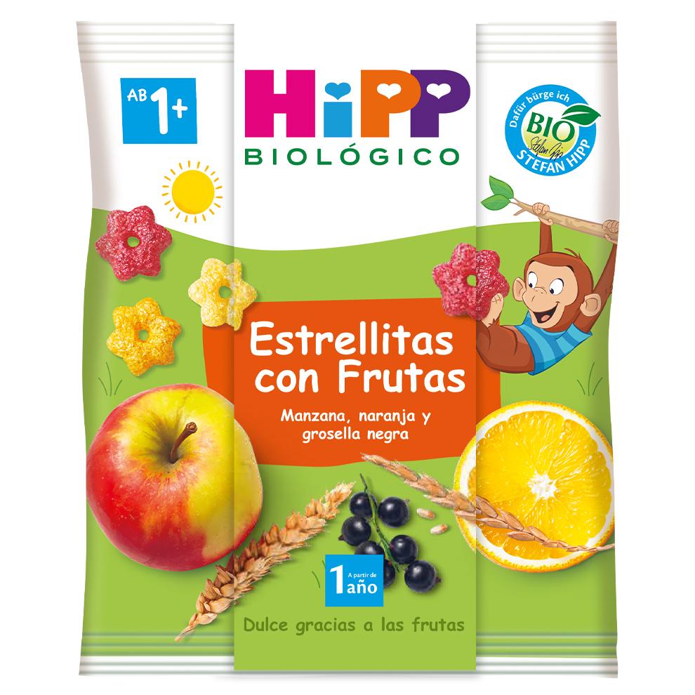 Estrellitas con frutas bio +12 meses HiPP 30 g