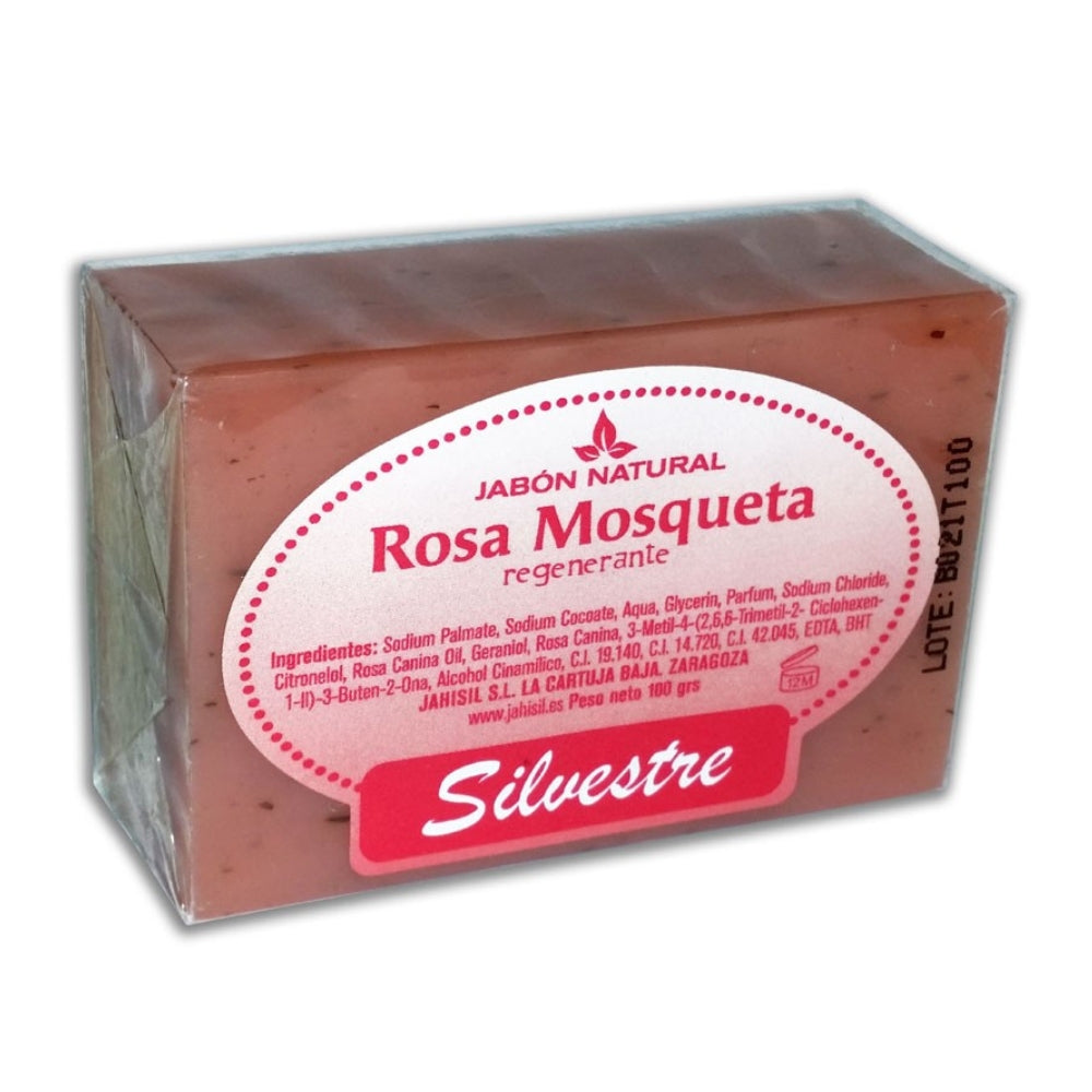 Jabón Natural Rosa Mosqueta 100gr Silvestre_0