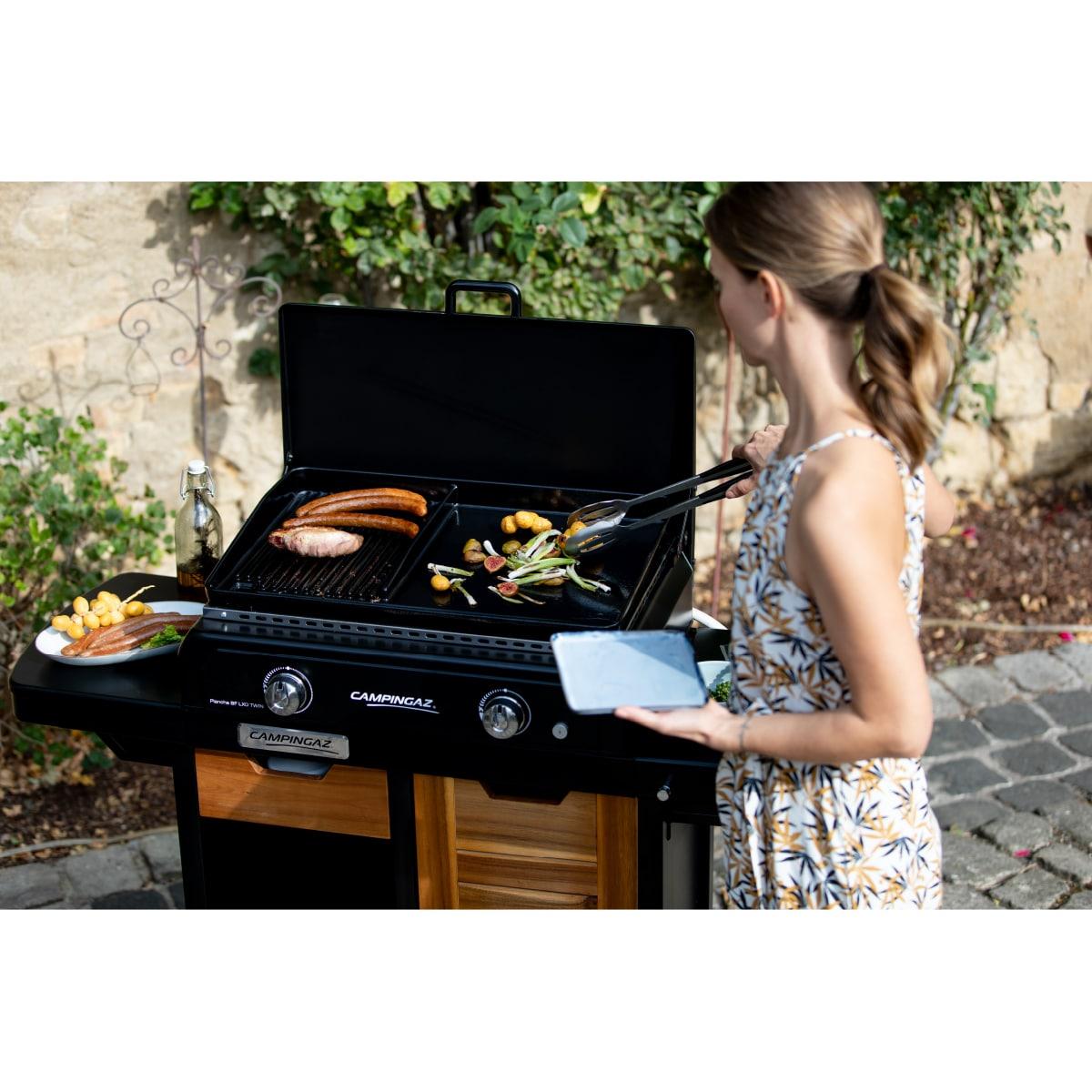 Plancha a Gas Blue Flame LXD Twin