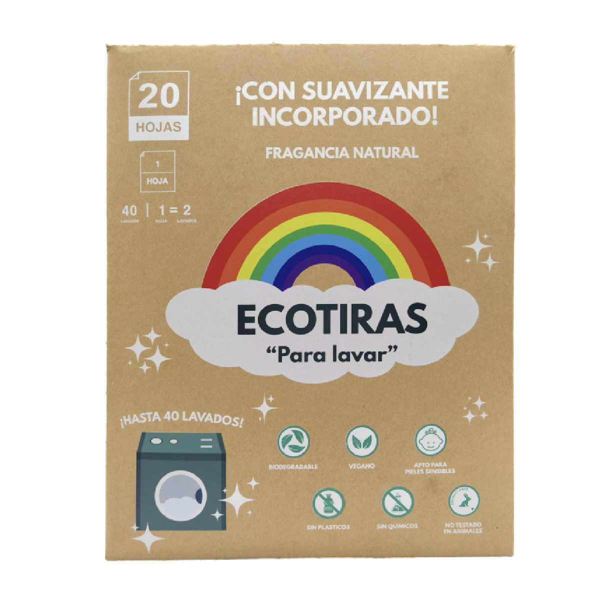 Ecotiras para Lavavajillas 30 Tiras (60 Lavados)