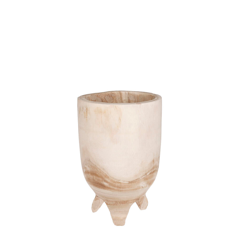 Macetero De Madera Trento Marrón 33x22cm_0