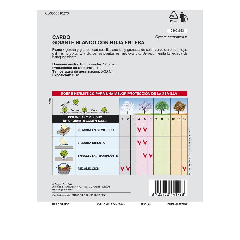 Semillas Huerto Cardo_1
