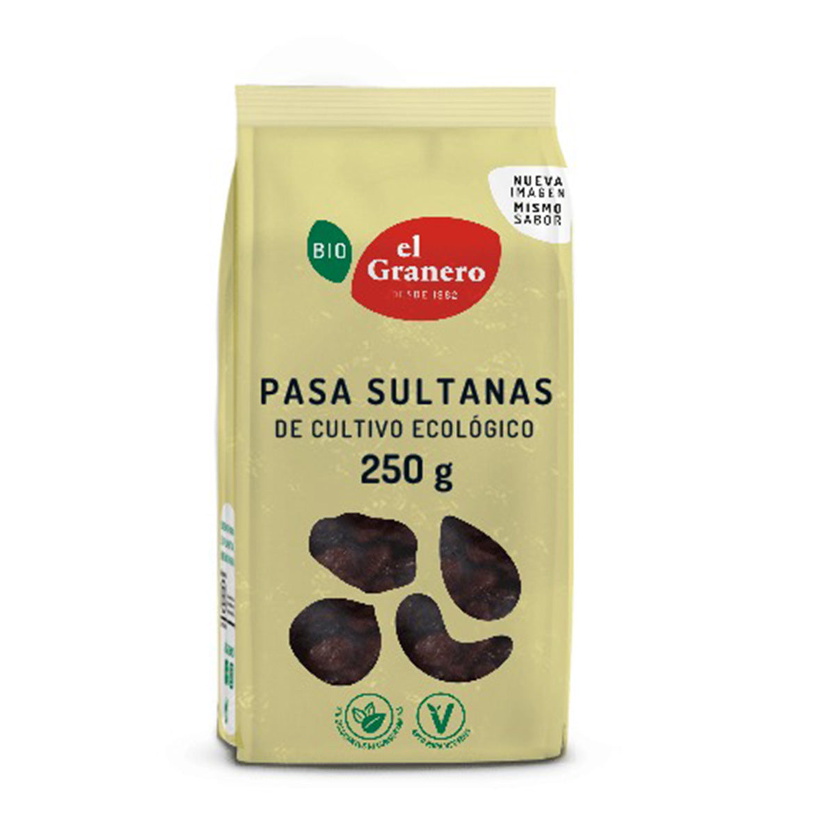 Pasas Sultanas Bio El Granero 250 g