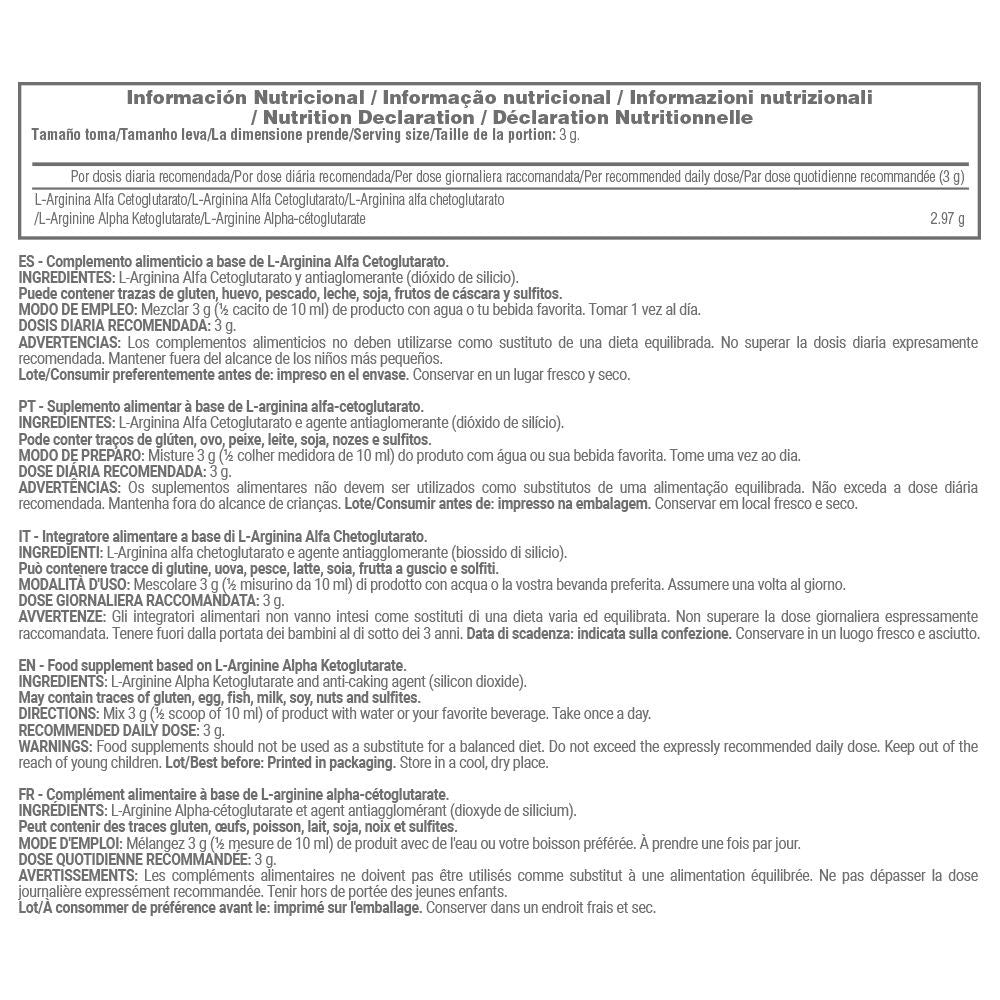 Aakg - 500g - Aumenta La Fuerza - Masmusculo_5