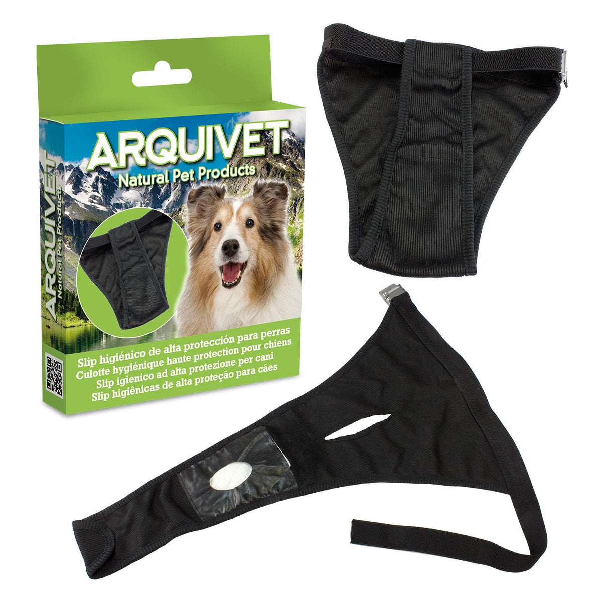 Slip higiénico perras Arquivet Talla 0 - 19 / 25 cm