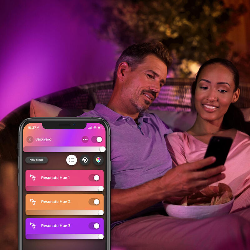 Philips Hue Resonate Kinkiet Czarny 2x8_3