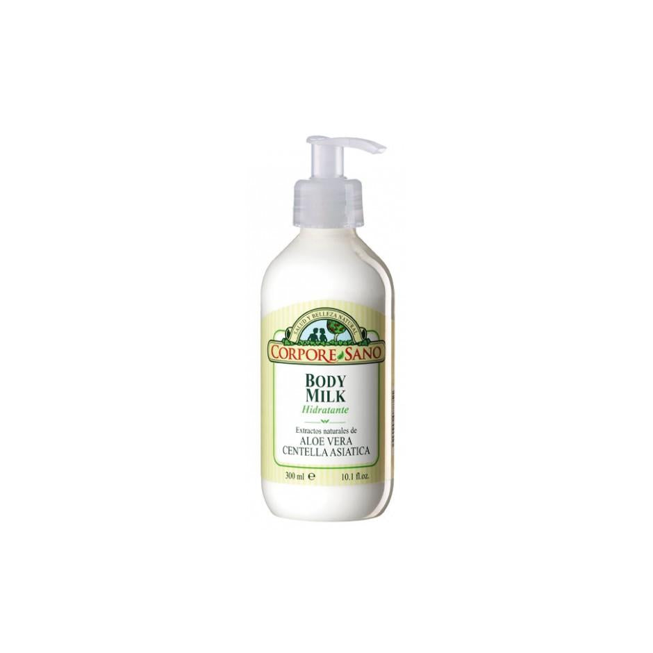 Body Milk Aloe Vera y Centella Asiática, Corpore Sano, 300 ml