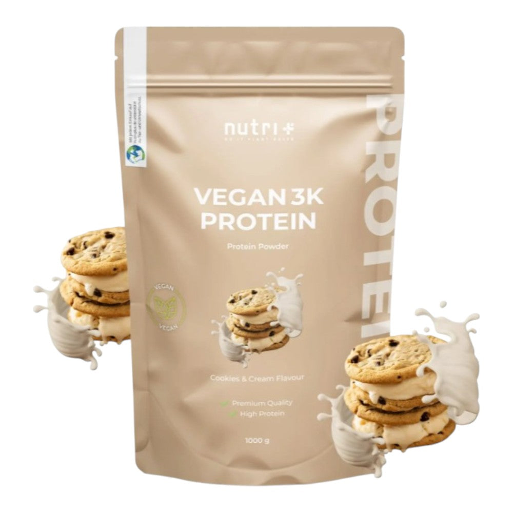 Vegan 3k Protein Powder 1 Kg Caramel Salted Pretzel_2