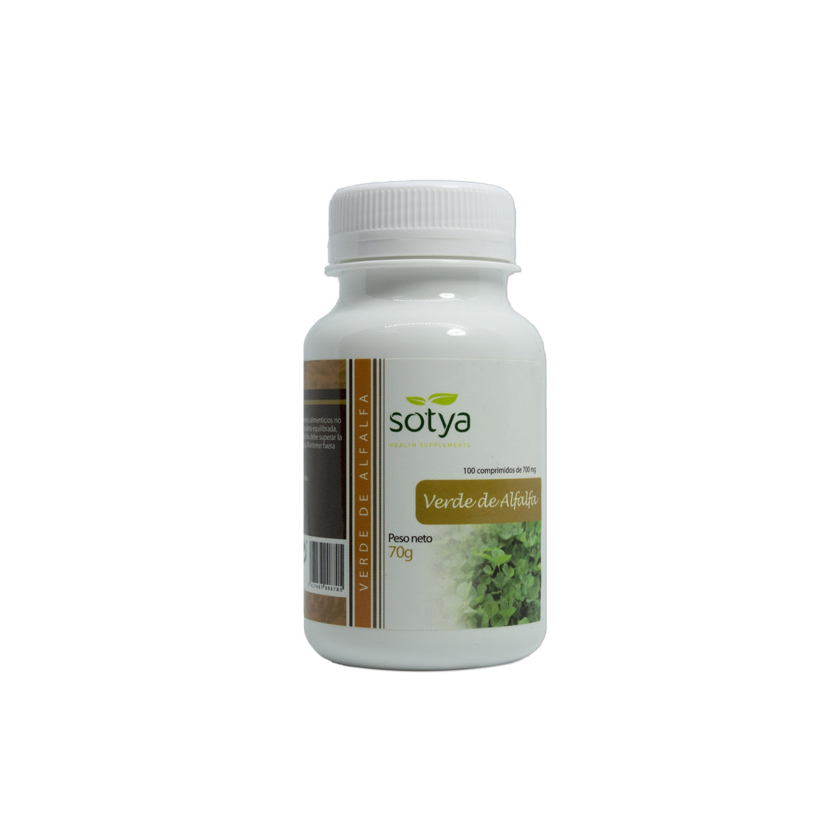 Verde Alfalfa Sotya 700 Mg 100 Comp