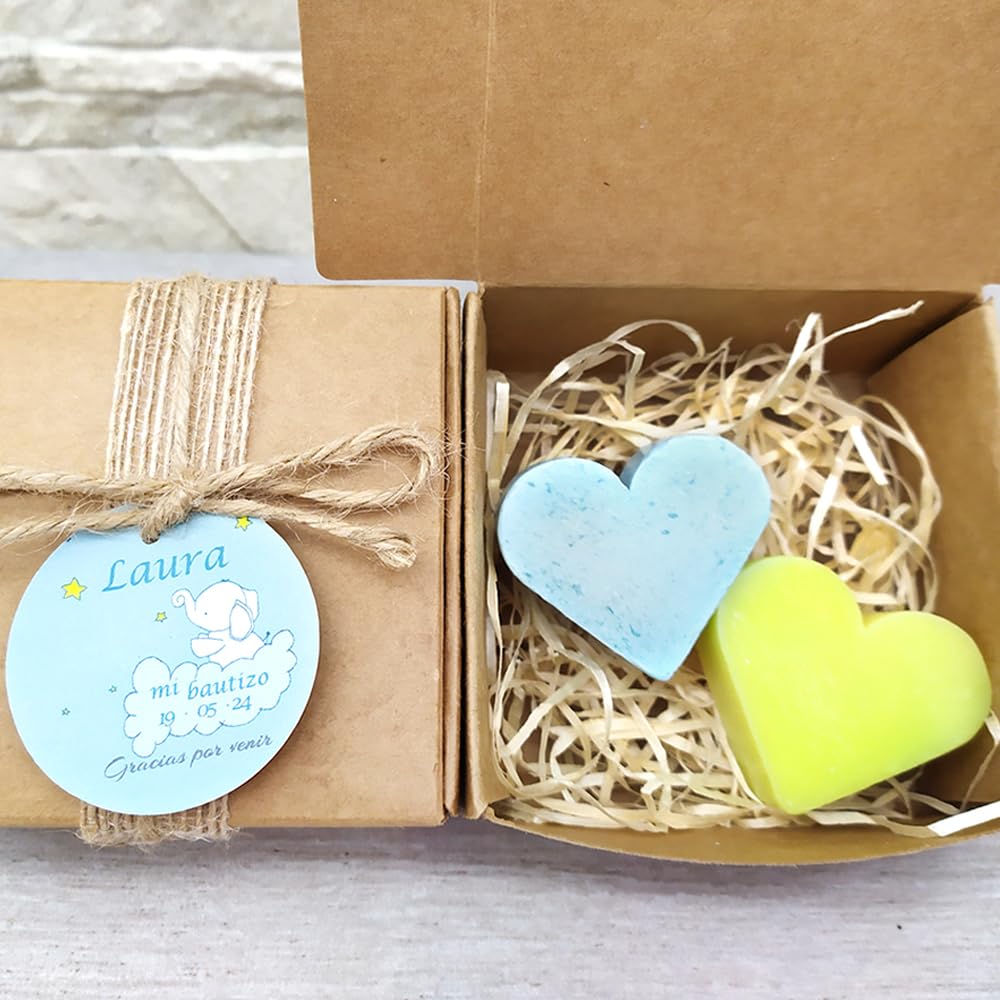 80 Jabones Aromáticos Con Forma De Corazón - Detalle Para Invitados De Eventos - Jabón Glicerina Con Aroma A Surtidos_5
