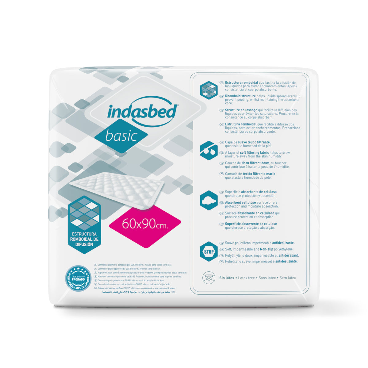 Protector de Cama INDASBED BASIC 60X90 20 uds