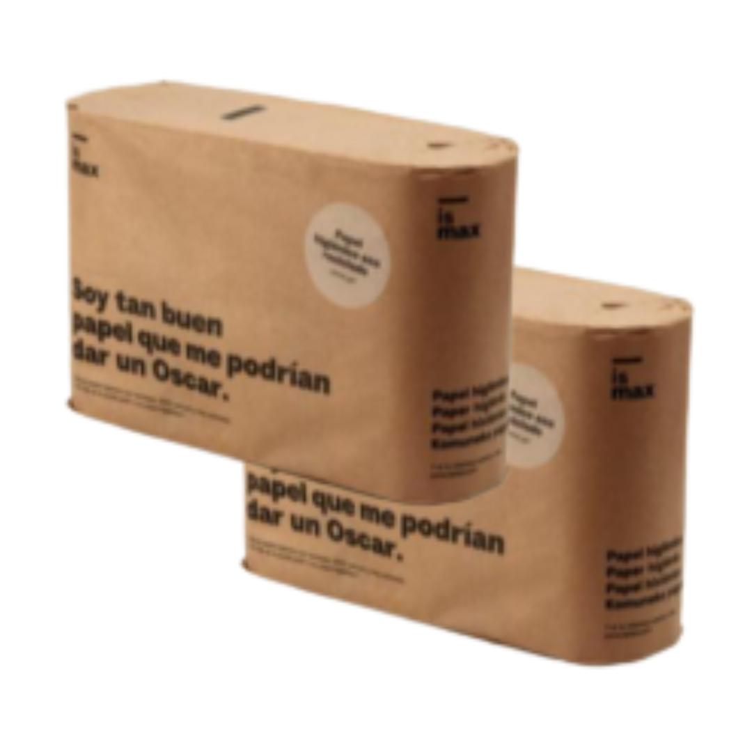 Pack 2x Papel higiénico Eco 6x40 m Ismax 6 Uds