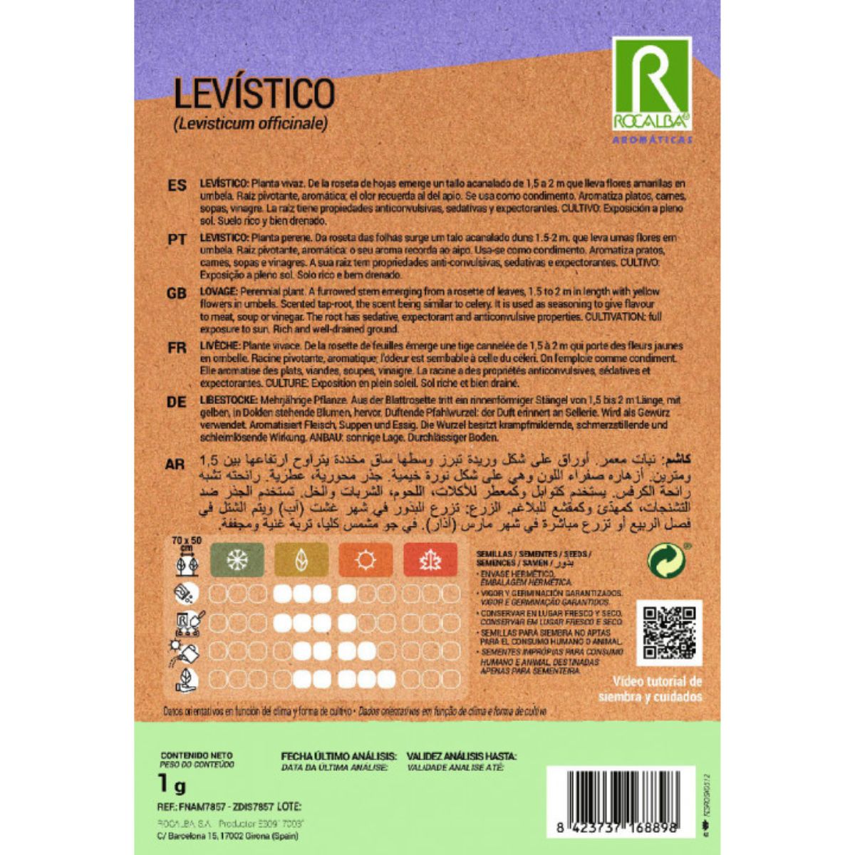 Semillas de Levistico