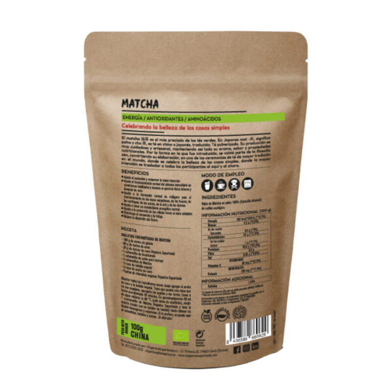 Matcha Bio 1kg - Orgánica Superfoods_1