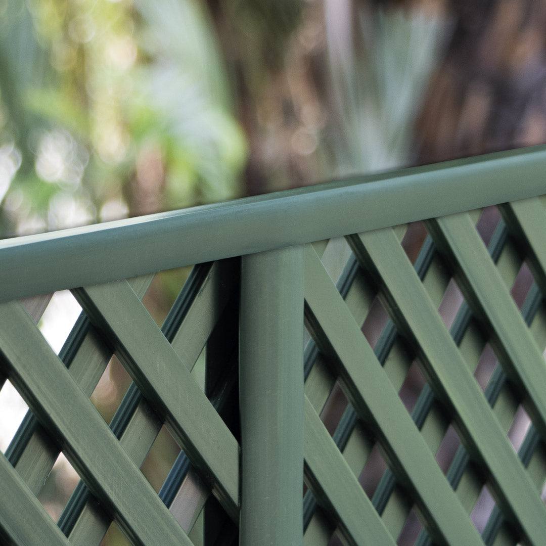 Perfil Remate Plastico U 2,06 M Verde Pvc Nortene_2