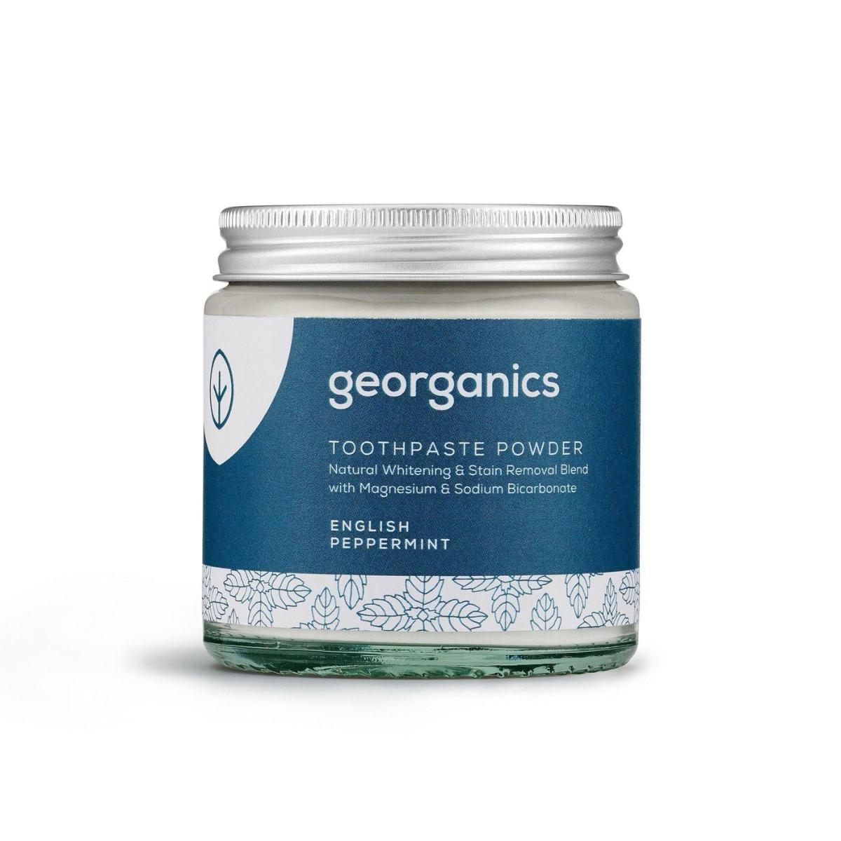 Pasta dental en polvo menta Georganics 120 ml