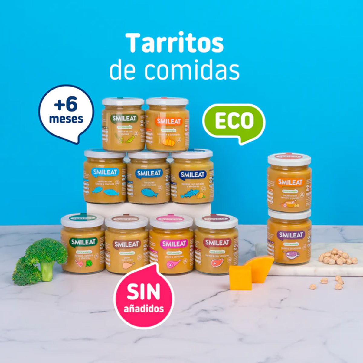 Tarrito BIO ternera y verduras +6 meses Smileat 230g
