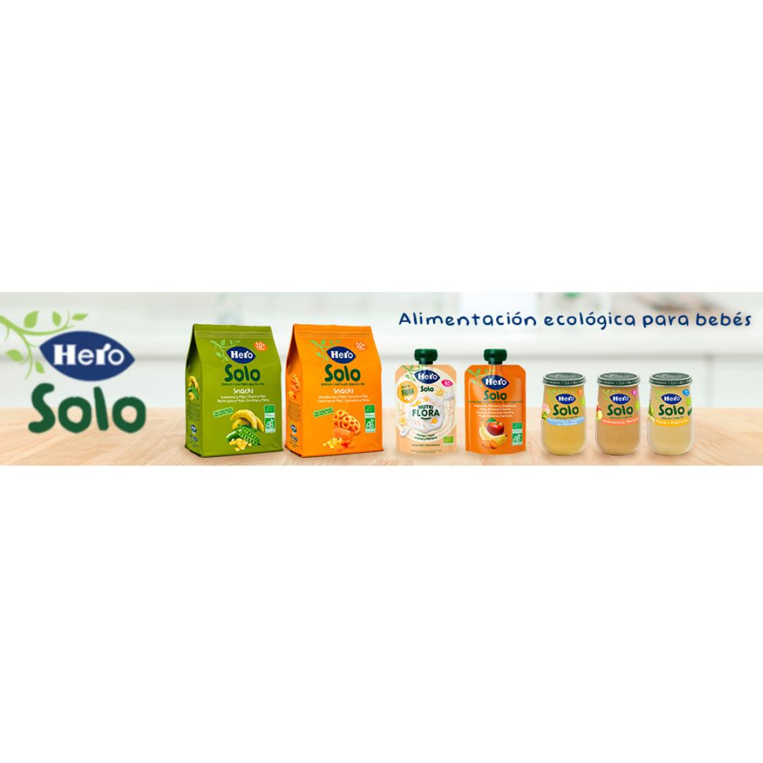 Bolsita de de Manzana, Plátano y Zanahoria 100% Eco 100 g- Hero Solo
