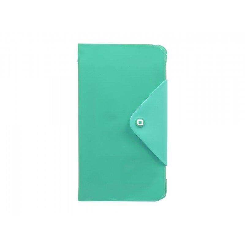 Funda tipo libro impermeable para smartphone hasta 5" SBS aguamarina