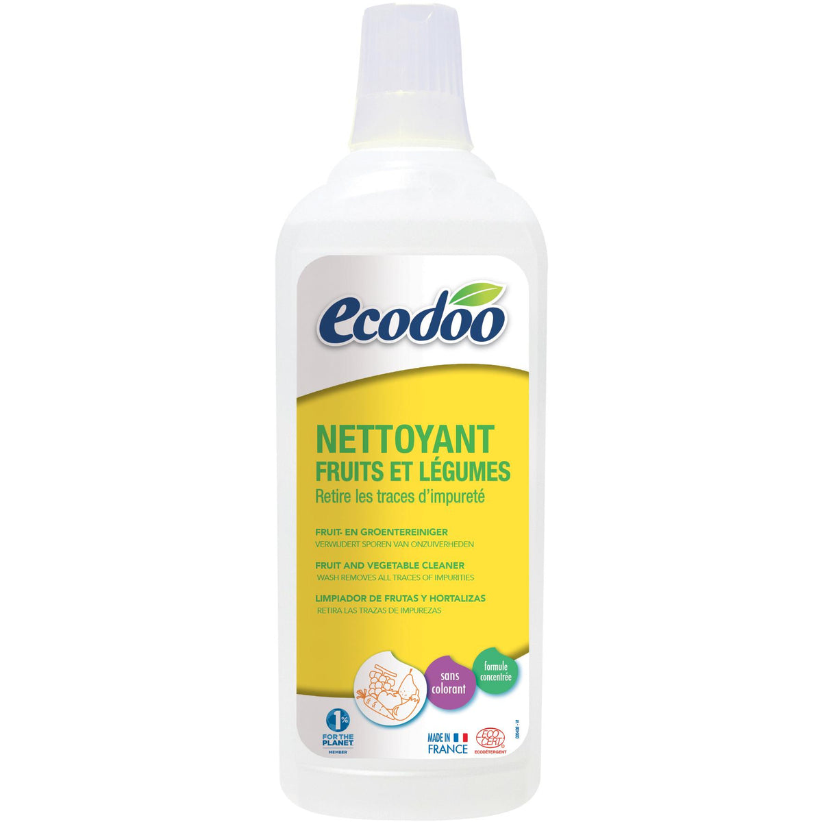 Limpiador de Frutas y Hortalizas Ecodoo 750 ml