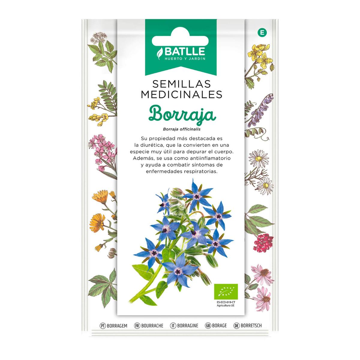 Semillas de de Borraja ecológicas Batlle