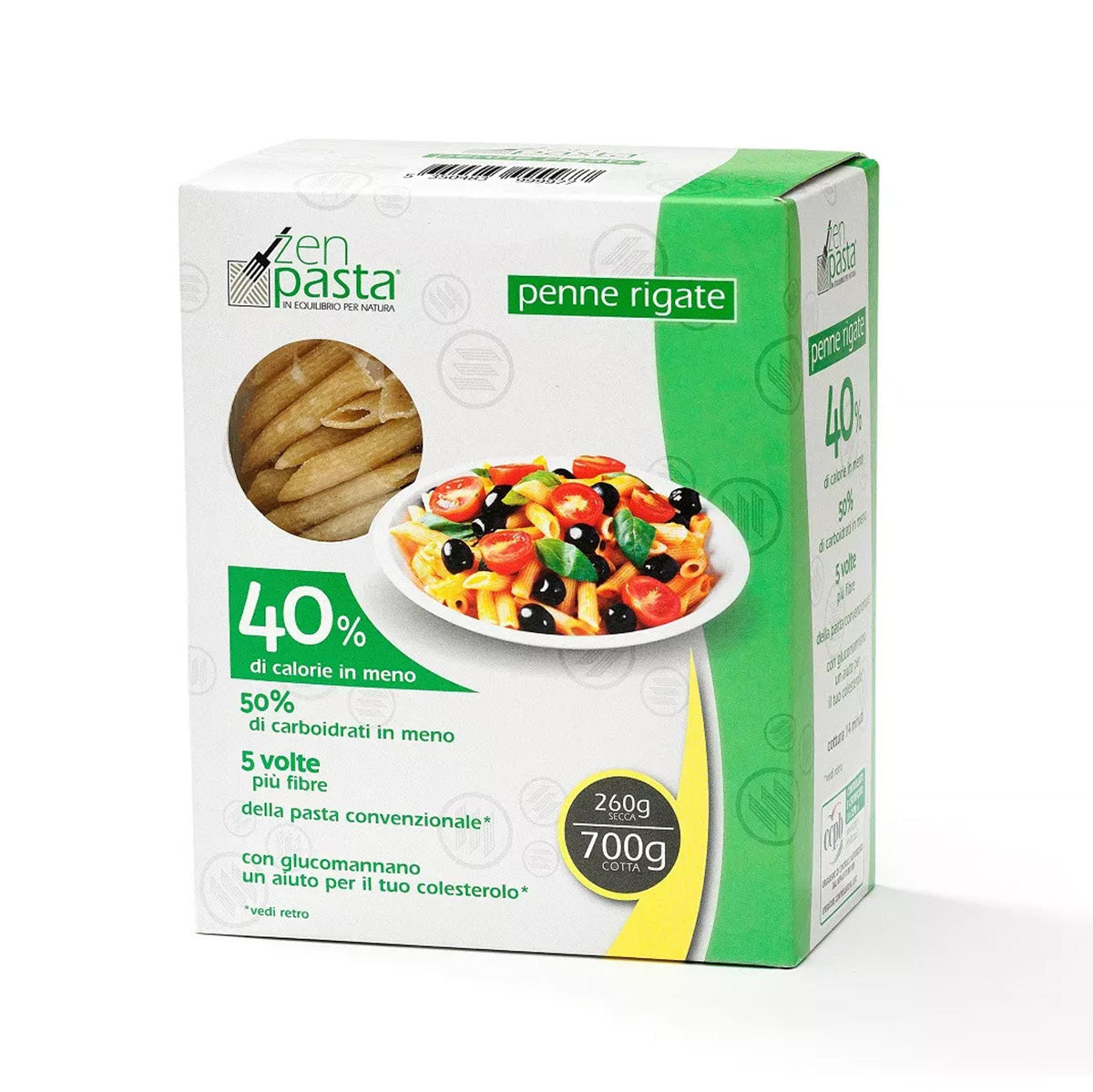 Penne Rigate con Konjac y sémola 40% menos calorías 260g