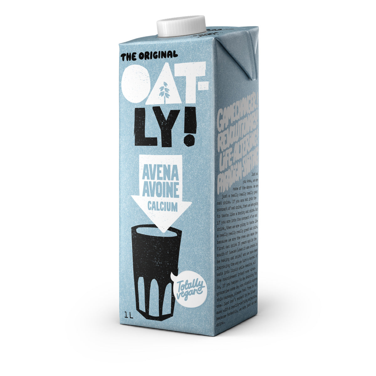 Pack 6x Bebida Avena Calcio, Oatly, 1 L