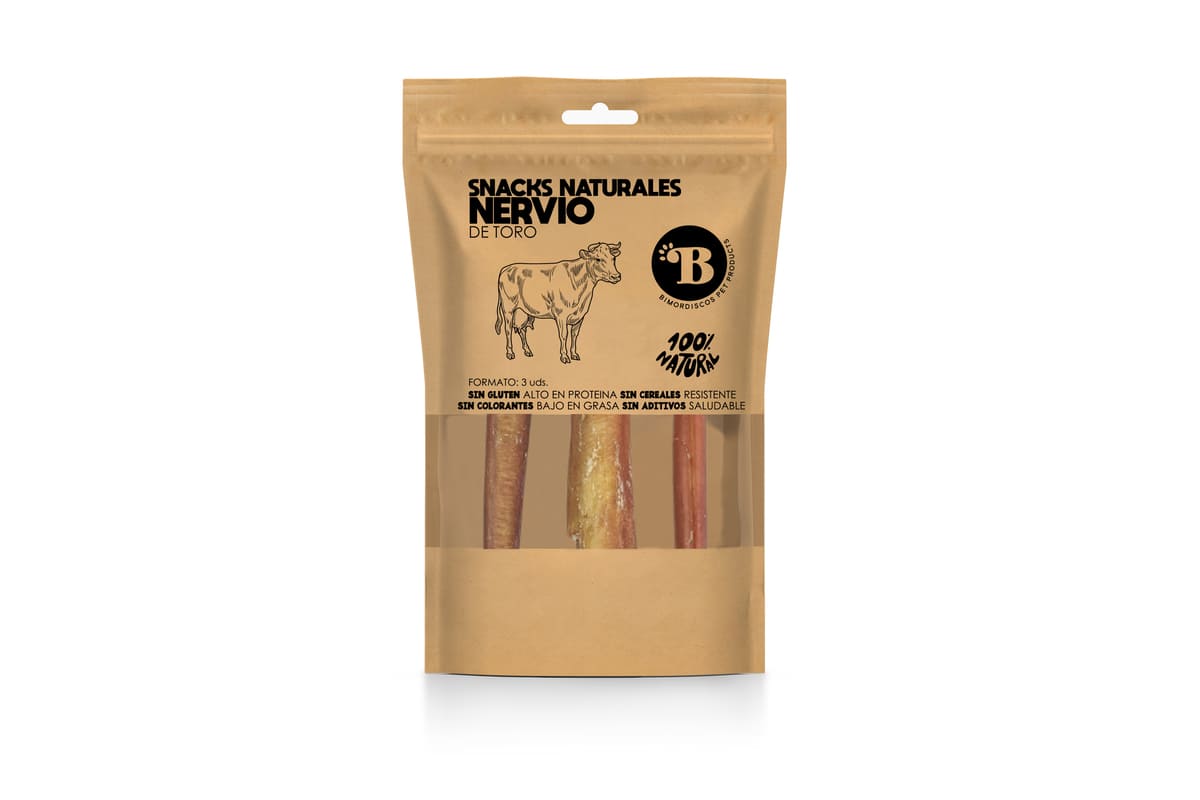 Bimordiscos Nervio De Toro Para Perros - 3 Unidades._2