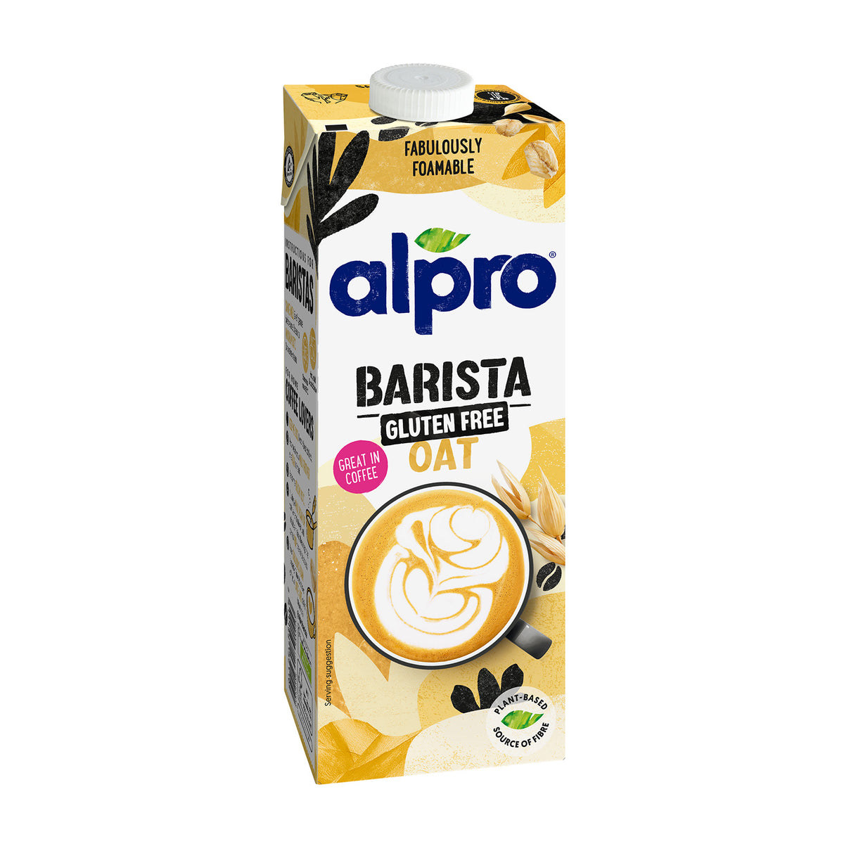 Pack 8x Bebida de Avena Barista sin gluten Alpro 1 Litro